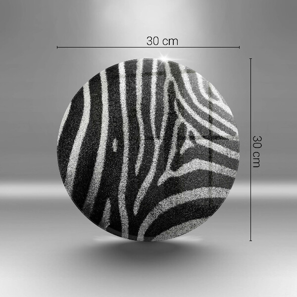 Deska kuchenna szklana Paski zebra
