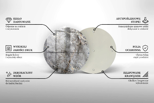 Deska kuchenna szklana Tekstura kamienia