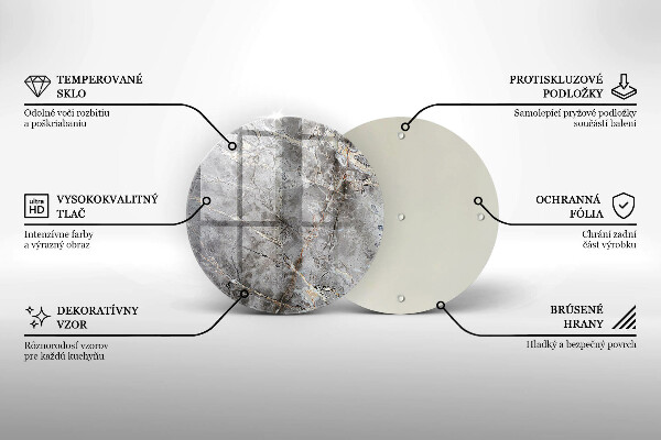 Deska kuchenna szklana Tekstura kamienia