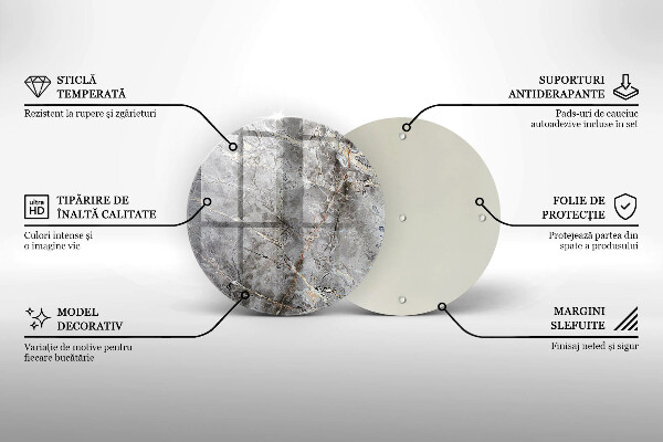 Deska kuchenna szklana Tekstura kamienia