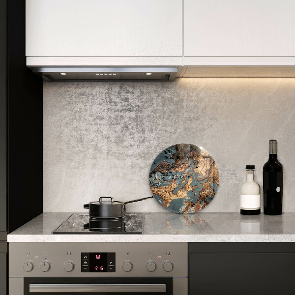 Deska kuchenna szklana Złota struktura skały