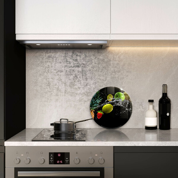 Deska kuchenna szklana Owoce w wodzie