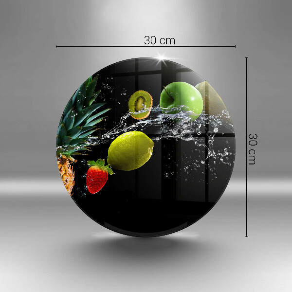 Deska kuchenna szklana Owoce w wodzie