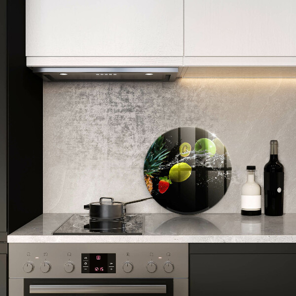 Deska kuchenna szklana Owoce w wodzie