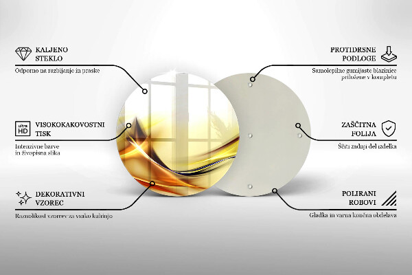 Deska kuchenna szklana Abstrakcja linie światła