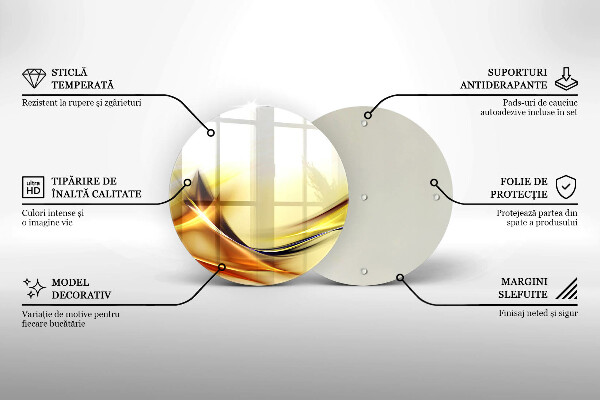 Deska kuchenna szklana Abstrakcja linie światła