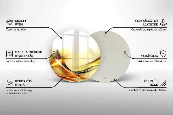 Deska kuchenna szklana Abstrakcja linie światła