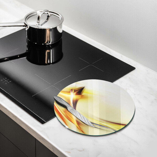 Deska kuchenna szklana Abstrakcja linie światła