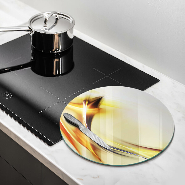 Deska kuchenna szklana Abstrakcja linie światła