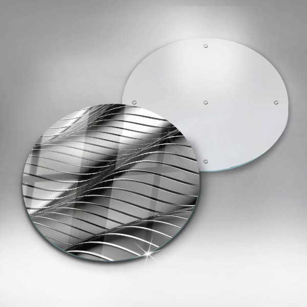 Deska kuchenna szklana Metalowa struktura 3D