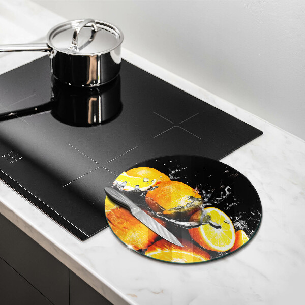 Deska kuchenna szklana Soczyste owoce pomarańcze