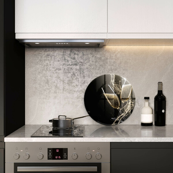 Deska kuchenna szklana Kieliszki szampana