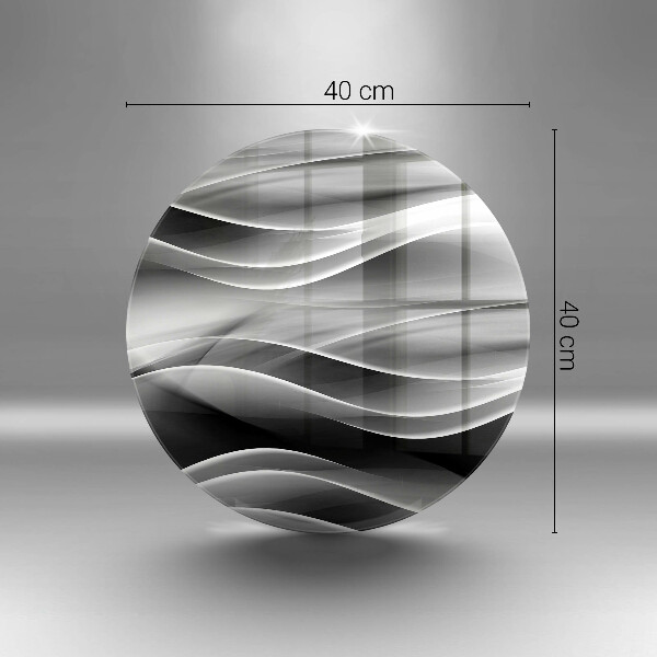 Deska kuchenna szklana Abstrakcja łagodne linie