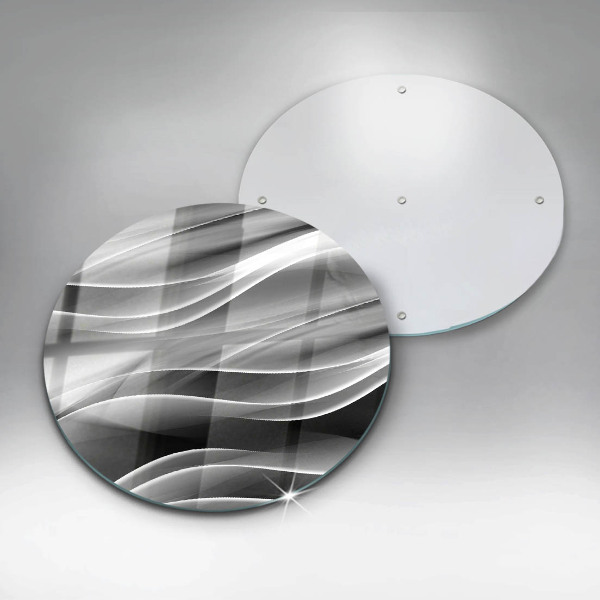 Deska kuchenna szklana Abstrakcja łagodne linie