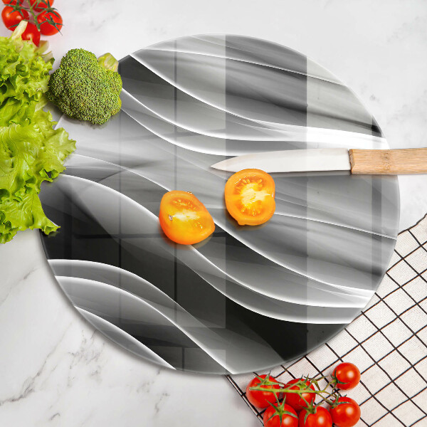 Deska kuchenna szklana Abstrakcja łagodne linie