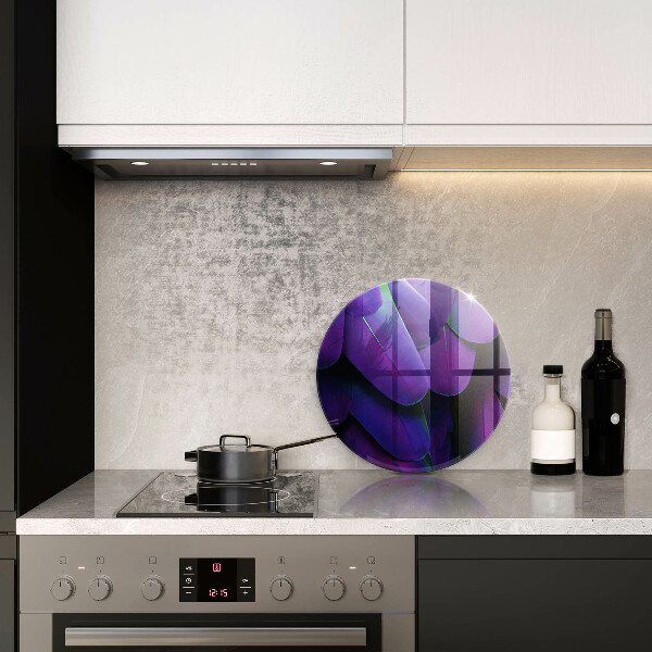 Deska kuchenna szklana Neonowe pióra