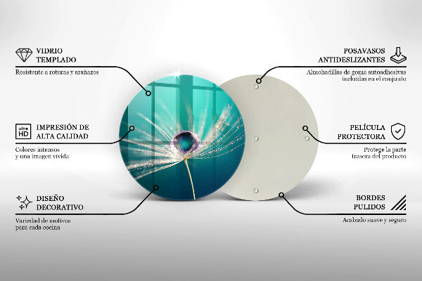 Szklana deska kuchenna Rosa na dmuchawcu