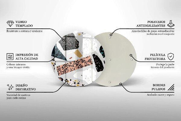Szklana deska kuchenna Kamień gres