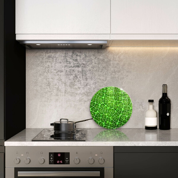 Szklana deska kuchenna Struktura liścia