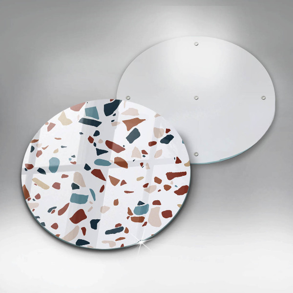 Szklana deska kuchenna Ozdobny kamień