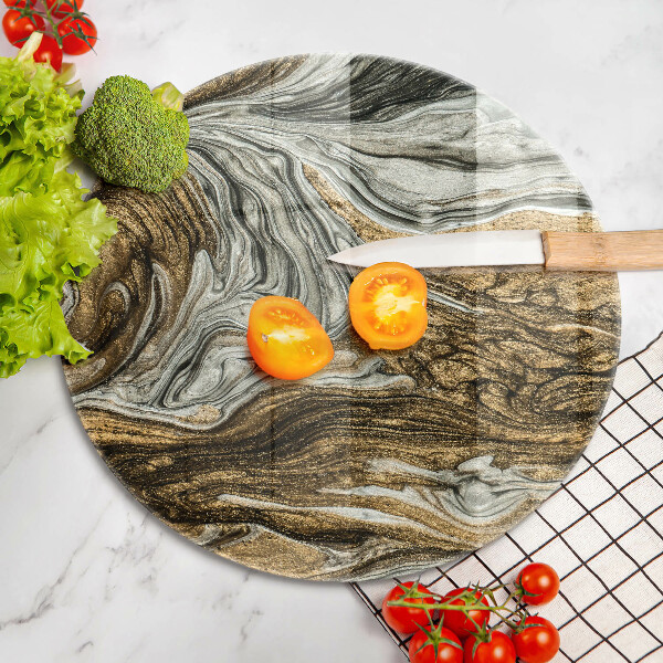 Szklana deska kuchenna Bogata abstrakcja