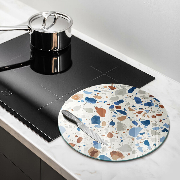 Szklana deska kuchenna Ozdobny kamień gres