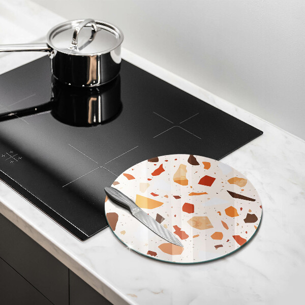 Szklana deska kuchenna Dekoracyjny gres kamień