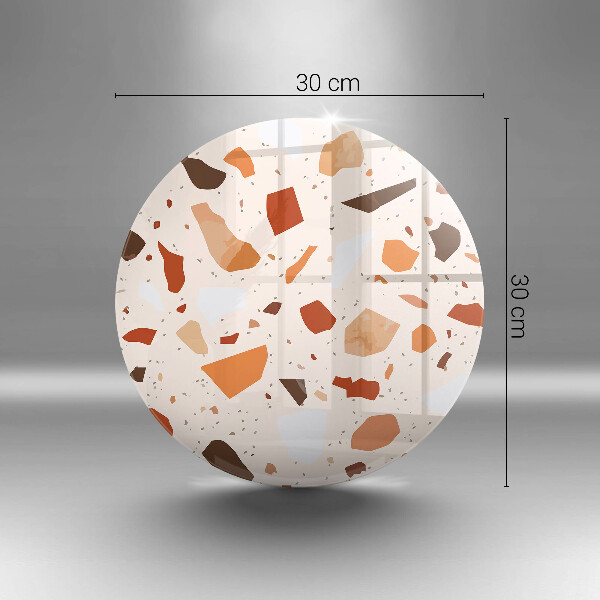 Szklana deska kuchenna Dekoracyjny gres kamień