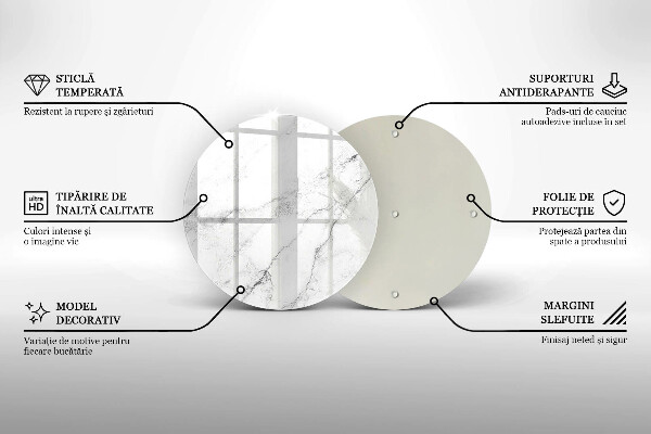 Deska kuchenna szklana Elegancki marmur tekstura