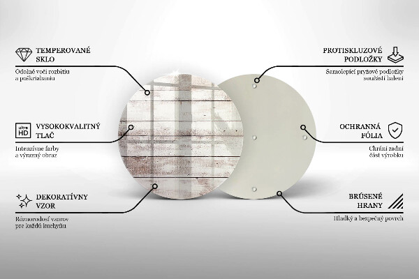 Deska kuchenna szklana Stare deski drewno