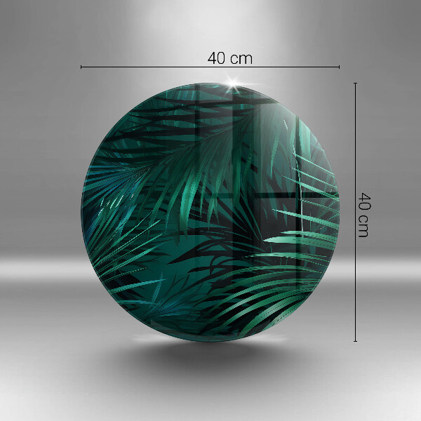 Deska kuchenna szklana Liście dzika dżungla