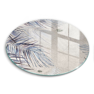 Deska kuchenna szklana Subtelne liście