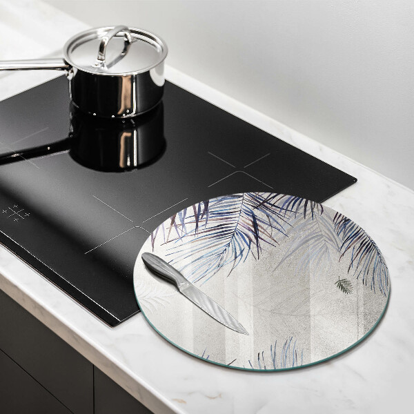 Deska kuchenna szklana Subtelne liście