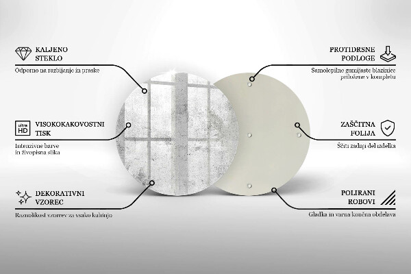 Deska kuchenna szklana Beton tekstura
