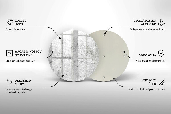 Deska kuchenna szklana Beton tekstura