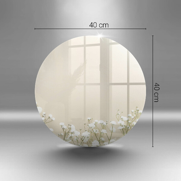 Deska kuchenna szklana Gipsówka boho kwiaty