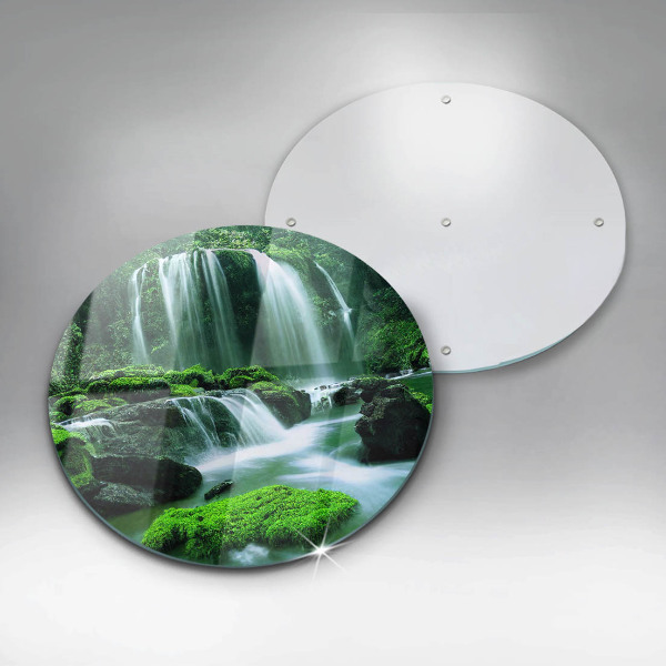 Deska kuchenna szklana Dziki wodospad w dżungli
