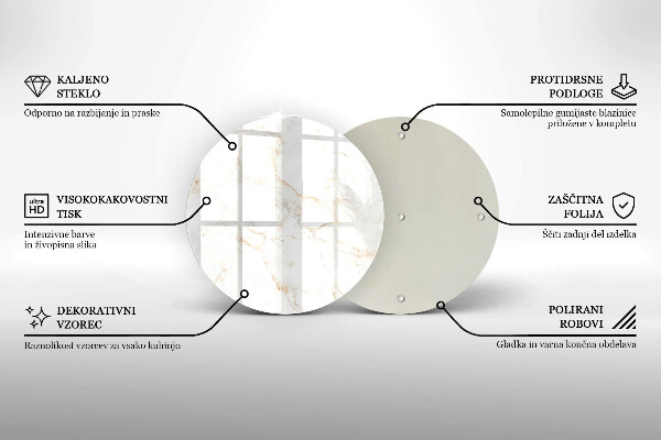 Deska kuchenna szklana Elegancki kamień marmur