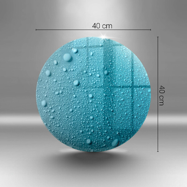 Deska kuchenna szklana Krople wody