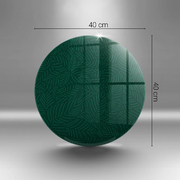 Deska kuchenna szklana Minimalistyczne liście