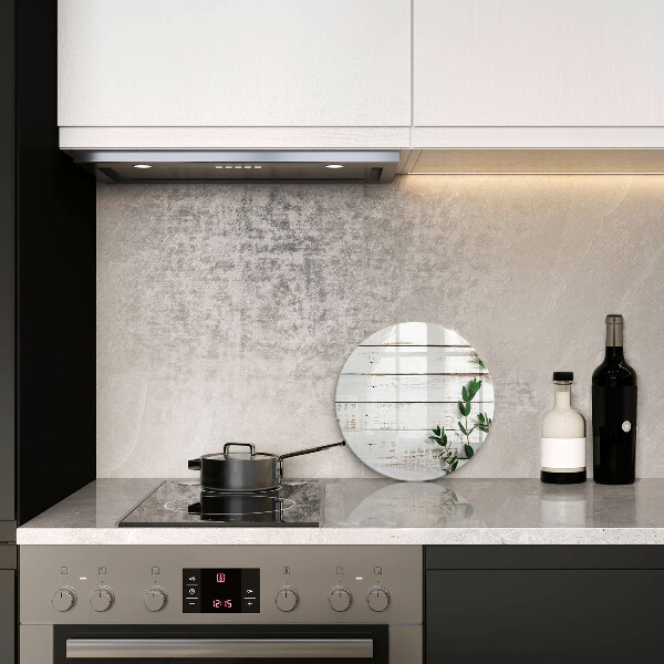 Deska kuchenna szklana Stare deski i liście