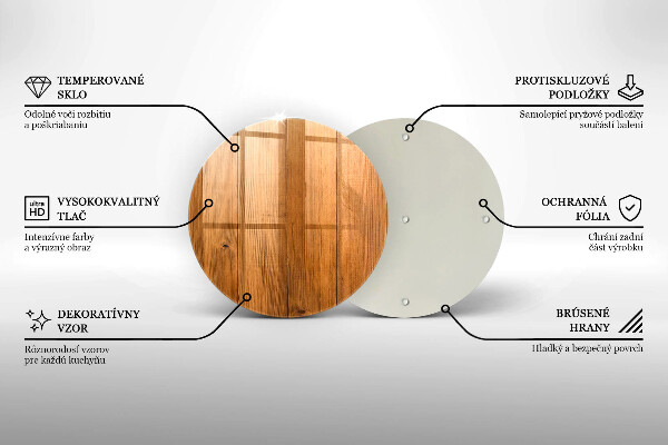 Deska kuchenna szklana Drewniane deski