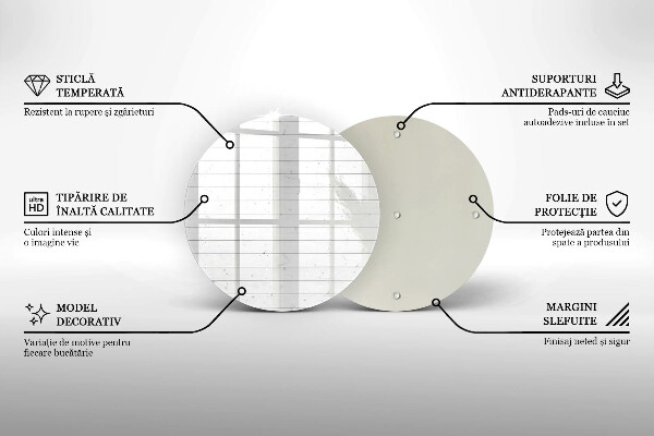 Deska kuchenna szklana Nowoczesne jasne deski