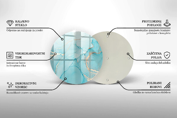 Deska kuchenna szklana Abstrakcja kamień
