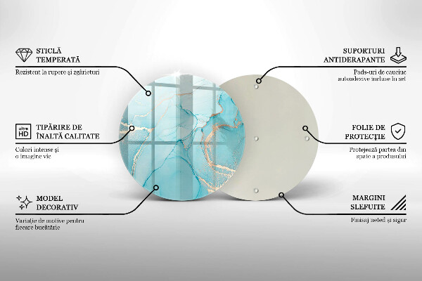 Deska kuchenna szklana Abstrakcja kamień