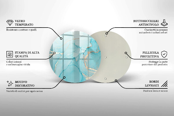 Deska kuchenna szklana Abstrakcja kamień
