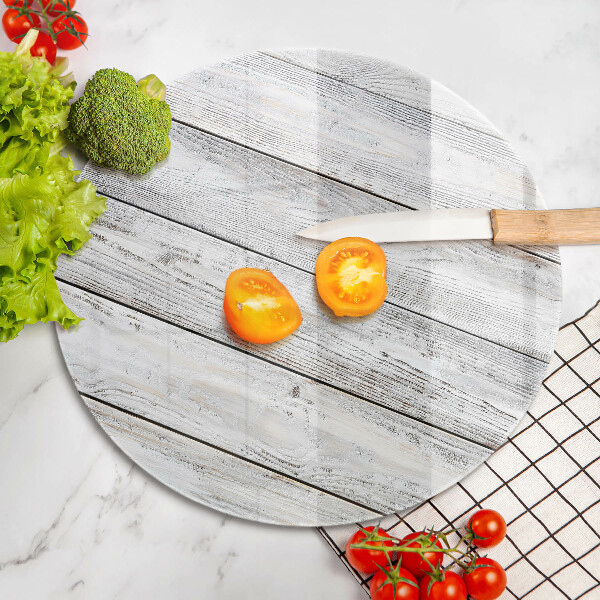 Deska kuchenna szklana Jasne drewniane deski