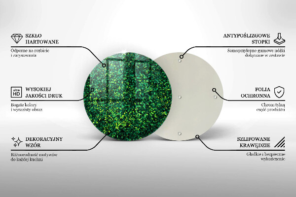 Deska kuchenna szklana Roślina małe listki