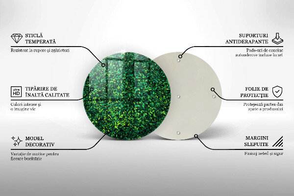 Deska kuchenna szklana Roślina małe listki