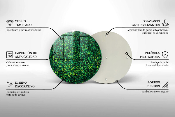 Deska kuchenna szklana Roślina małe listki